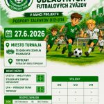 V sobotu 27. júna 2026 sa uskutoční turnaj výberov oblastných futbalových zväzov U12-U14