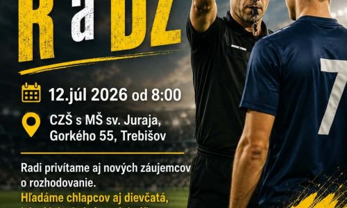 V nedeľu 12. júla 2026 sa uskutoční doškoľovací seminár R a DZ ObFZ Trebišov